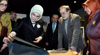 Emine Erdoğan 'Saklı Kalanlar' sergisinin açılışını yaptı