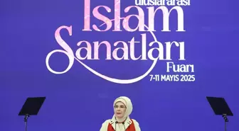 Emine Erdoğan 'Uluslararası İslam Sanatları Fuarı'nda konuştu Açıklaması