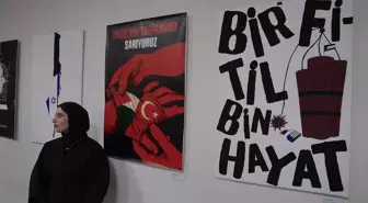 Erzurum'da 'Gazze: Bir Soykırım Anatomisi' Sergisi Açıldı