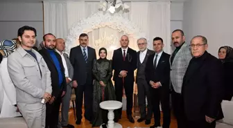 Erzurum Valisi Çiftçi, öksüz ve yetim büyüyen Buse'ye nişanında 'babalık' yaptı