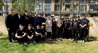 Eyüp Sultan Önder İmam Hatipliler Derneği'nden Filistinli çocuklar adına fidan dikimi