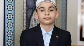 Ezan okuma yarışması birincisi Emir Kayra'nın hayali Ayasofya'da görev yapmak