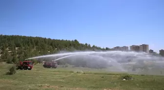 Gaziantep'te Orman Yangınlarıyla Mücadele Tatbikatı Gerçekleştirildi