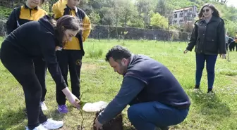 Öğrenciler, Halil Ercan Köroğlu Anısına Fidan Dikti