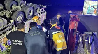 Reyhanlı'da Tır Devrildi: 1 Ölü, 1 Yaralı