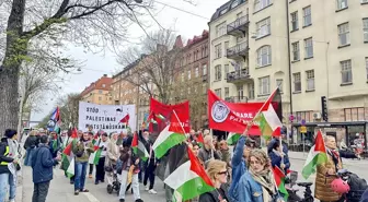 Stockholm'de Filistin'e Destek Gösterisi Düzenlendi