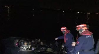 Çeşme Açıklarında 48 Düzensiz Göçmen Yakalandı
