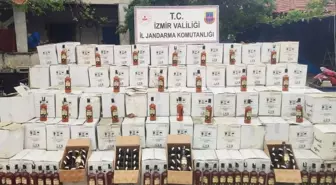 Selçuk'ta 3 Bin 142 Şişe Kaçak İçki Ele Geçirildi