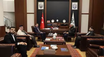 Karatay Belediye Başkanı Kılca, Filistinli Alimler Birliği'ni Ağırladı