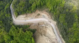Kastamonu-Çatalzeytin Kara Yolu Heyelandan Sonra Yeniden Açıldı