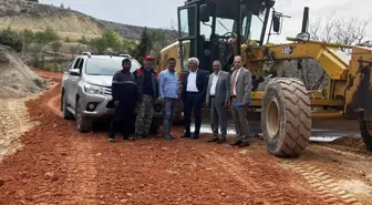 Elazığ'da Akçatepe Köyü'nde Stabilize Yol Çalışmaları Başladı