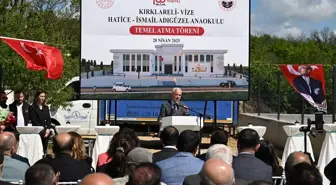Vize'de Anaokulu Temel Atma Töreni Yapıldı
