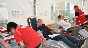 Kütahya'da Kan Bağışı Kampanyasına Yoğun İlgi