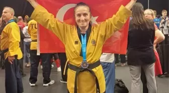 Süper Babaanne Sevgican Yalçın, Avrupa Tekvando Şampiyonası'nda Üçüncü Oldu