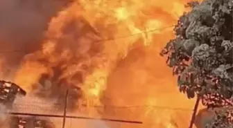 Pendik'te Palet Fabrikasında Yangın Çıktı