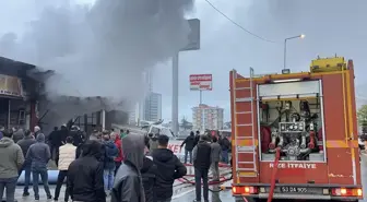 Rize'de Oto Döşeme Atölyesinde Yangın Çıktı