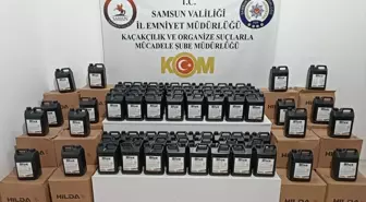 Samsun'da 1 Ton Etil Alkol Ele Geçirildi, 2 Gözaltı