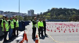 Samsun Emniyet Müdürü Motosikletli Polis Timleri Kursunu Denetledi