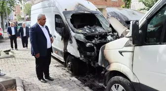 Şanlıurfa'da 9 Araç Kundaklandı, Bir Şüpheli Gözaltında