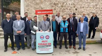 Sinop'ta Aileyi Koruma İçin İmza Kampanyası Başlatıldı