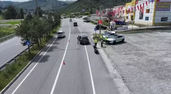 Dron Destekli Trafik Denetiminde 18 Sürücüye Ceza