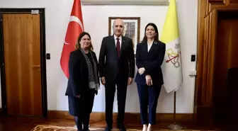 TBMM Başkanı Numan Kurtulmuş'tan Vatikan Büyükelçiliği Ziyareti