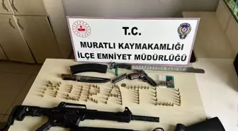 Tekirdağ'da Ruhsatsız Silah ve Mühimmat Ele Geçirildi