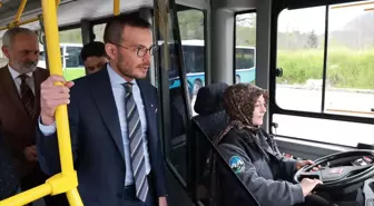Tokat'ın İlk Kadın Halk Otobüsü Şoförü Rukiye Özler Göreve Başladı