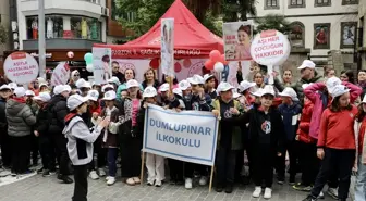 Trabzon'da Aşı Haftası Etkinlikleri Kapsamında Yürüyüş Düzenlendi