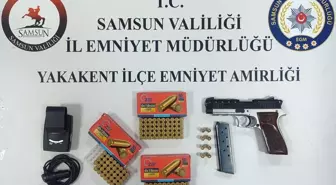 Samsun'da Narko Alan Uygulaması: Ruhsatsız Tabanca ve Fi?ekler Ele Geçirildi
