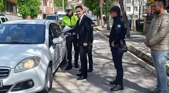 Kaymakam Tiyek'ten Trafik Haftası Ziyareti