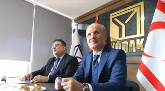 YÖK Başkanı Özvar, KKTC'de YÖDAK'ı ziyaret etti