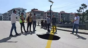 Afyonkarahisar'da Karayolunda Çökme Olayı