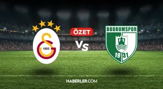 Galatasaray Bodrumspor maç özeti ve golleri! (VİDEO) Galatasaray Bodrumspor geniş özeti! Golleri kim attı, maç kaç kaç bitti?