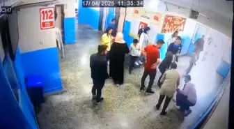 Kızıltepe'de Öğrenci Boğazına Dili Kaçtığı Anlar Güvenlik Kamerasında