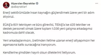 Enerji Bakanlığı 1036 Yeni Personel Alımını Duyurdu
