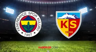 Fenerbahçe Kayserispor maçı kaç kaç bitti? Fenerbahçe Kayserispor maç özeti!