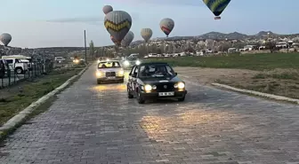 Kapadokya'da Klasik Otomobil Rallisi Başladı