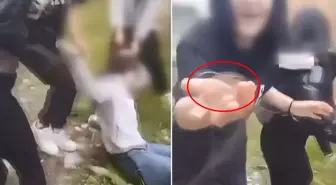 Kız çocuğunu darbedip o anları kaydettiler