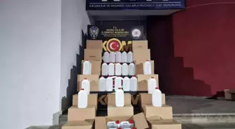 Adana'da Sahte İçki Operasyonu: 980 Litre Ele Geçirildi