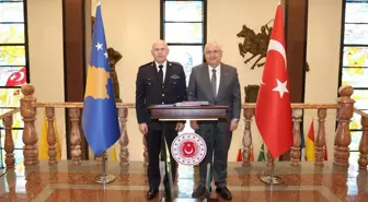 Milli Savunma Bakanı Yaşar Güler, Kosova Genelkurmay Başkanı'nı Kabul Etti