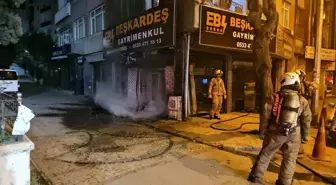 Bayrampaşa'da Doğal Gaz Kutusunda Yangın Çıktı