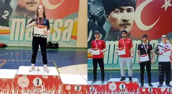 Bayburtlu Öğrenciler Bilek Güreşinde Türkiye Üçüncüsü Oldu