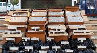 Manisa'da 229 Bin Doldurulmuş Makaron Ele Geçirildi