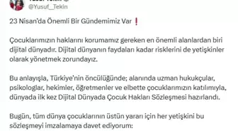 Türkiye, Dijital Dünyada Çocuk Hakları Sözleşmesi'ni Hazırladı