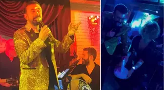 Burçin Bildik'ten sahnede sirtaki şov