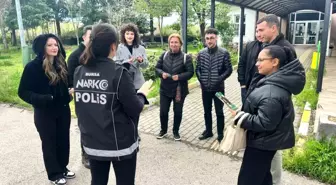 Bursa'da Narkotik Ekiplerinden Farkındalık Etkinlikleri