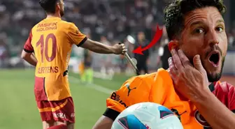 Facianın eşiğinden dönülmüş! Konyaspor-Galatasaray-maçında sahaya demir parçası atıldı