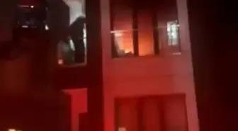 Kağıthane'de 5 Katlı Binada Yangın Çıktı