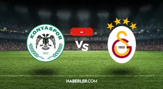 Konyaspor Galatasaray maçı kaç kaç, bitti mi? MAÇ SONUCU! Konyaspor Galatasaray golleri kim attı, canlı maç anlatımı!